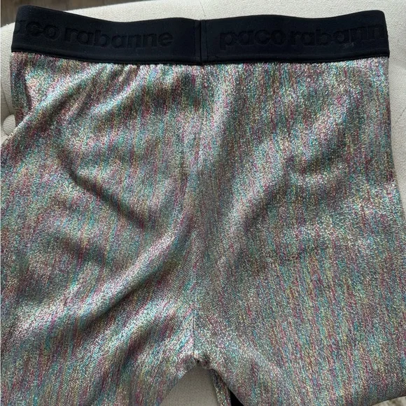 PACO RABANNE Multicolor Shimmer Leggings